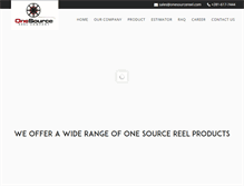 Tablet Screenshot of onesourcereel.com